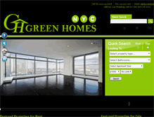 Tablet Screenshot of greenhomesnyc.com